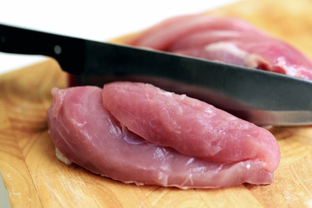 waarschuwingsetiket pluimvee vlees